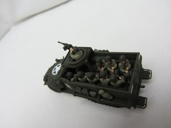 ROCO MINITANKS DBGM #278/280 US Army WWII M3 Halftrack w Crew