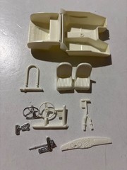 Model Car Parts – AMT Shelby Cobra 289 Interior Tub & Parts kit bash 1/25