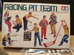 Tamiya Racing Pit Team 1/20 Scale Vintage Plastic Model Kit Figures Only