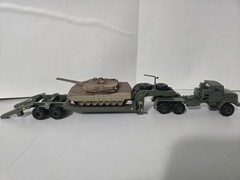 1-72 Ukraine Kraz 260 Tank Hauler With MIA2 Abrams Tank Built New Sweet