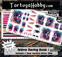 Anime Racing – Book I – 1:24 Scale Waterslide Decals