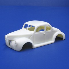 JFSL14 H:O scale Jimmy Flintstone 1940 Ford Street Racer resin slot car body