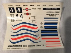 Porsche 935 1976 Minichamps Metal Kit Spielwaren Danhausen Watkins Glen Mugello