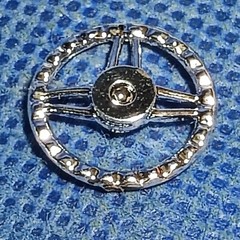 🌟 Steering Wheel 1938 Ford Van Lindberg 1:24 Scale 1000s Model Car Parts 4 Sale