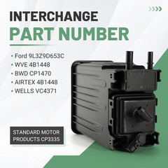 911-307 Vapor Canister, Fit for Ford Lobo, 2009-2014 | Ford F-150, 2009-2014 | L
