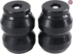 Rear Suspension Rubber Helper Spring Kit Compatible with 2009-2021 Dodge Ram