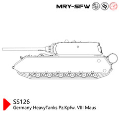 MRY-SFW 1/200 Germany HeavyTanks Pz.Kpfw. VIII Maus