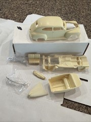 R & R RESIN 1948 PLYMOUTH 2 DOOR SEDAN RESIN KIT! CIRCA 90’s-2000’s! VMCP!
