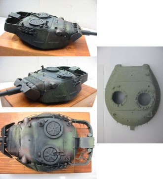 PSM 1/16 Leopard 1 A5 / A1 A1 Turret Conversion set for Tamiya Leopard A4