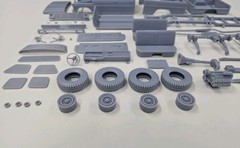 ABS-LIKE RESIN 3D PRINTED 1/25 1969 FORD F-250 CREW CAB PICKUP FULL KIT