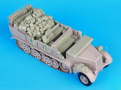 1/35 Scale Die-Cast Resin Model Assembled Kit Sd.kfz. 8 Accessories Set (No C…