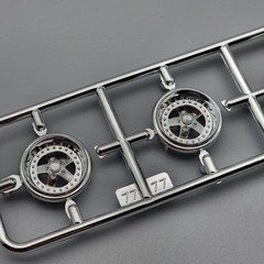 Revell 85-4446 85 Oldsmobile 442/FE3-X Parts Kit Bash Chrome Racing Wheels