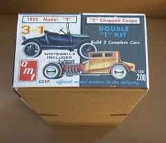AMT 1925 Model “T” Ford 3 in 1 Car Kit Trophy Series 1/25 Customizing Vintage!