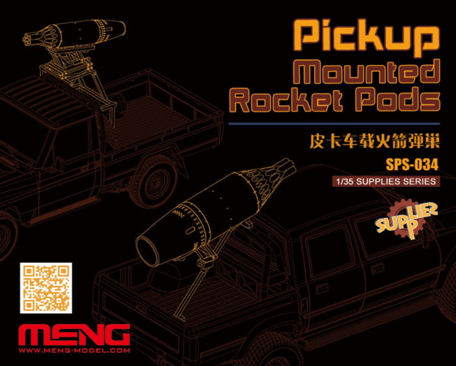 Meng Models 1/35 Pickup Mounted Rocket Pods