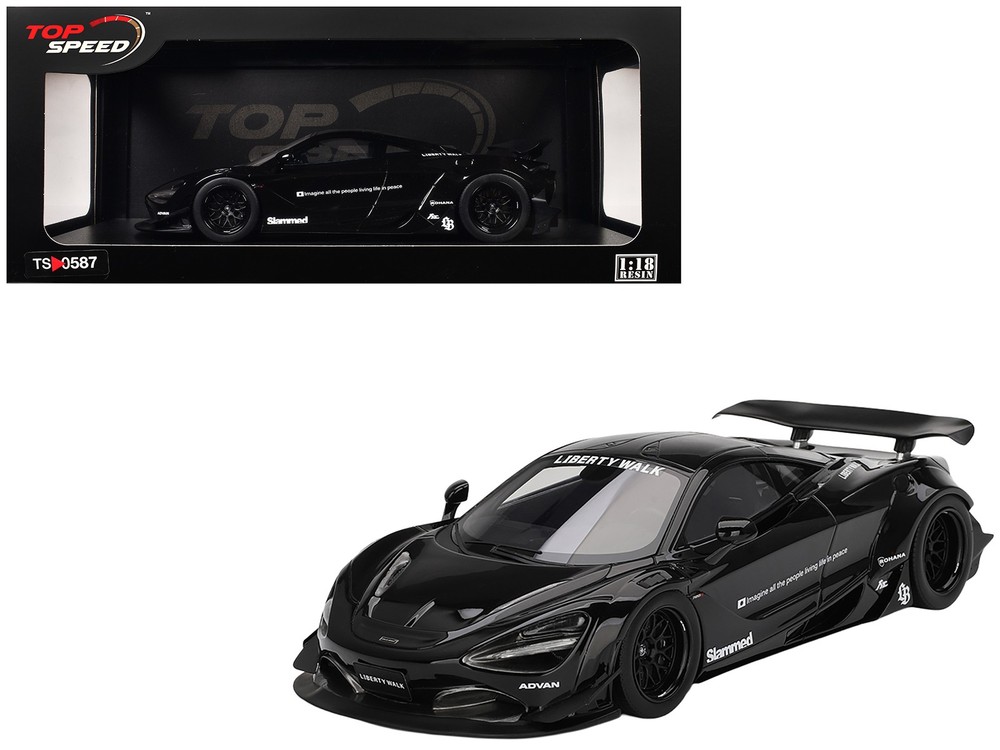 Top Speed TS0587 1/18 McLaren 720S “LB-Works” Black “Tokyo Auto Salon