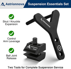 Suspension Tool Set, Strut Spreader Tool & Lower Control Arm Prying Tool, Ball J