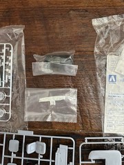 AOSHIMA #01398 EURO CLUB MGB URETANE BUMPER MODEL Kit Car New in Box Automobile