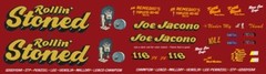 Joe Jacono Rollin’ Stoned 1973 Plymouth Barracuda 1/24th – 1/25th Scale Decals