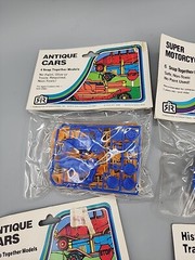 Vintage Super Motorcycles -2x Cars – Historical Transportation Models New Sealed