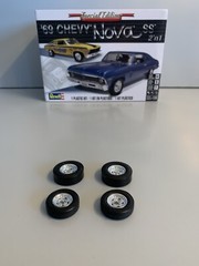 Revell 1/25 1969 NOVA SS Centerline Convo Pro Wheels And Tires/drag racing