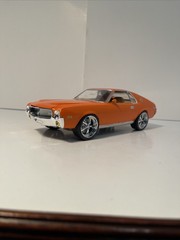 1969 AMC AMX built model car 1/25.
