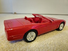 DEALER PROMO ERTL 6044 1990 CORVETTE CONVERTIBLE BRIGHT RED NEW “SPECIAL PRICE”