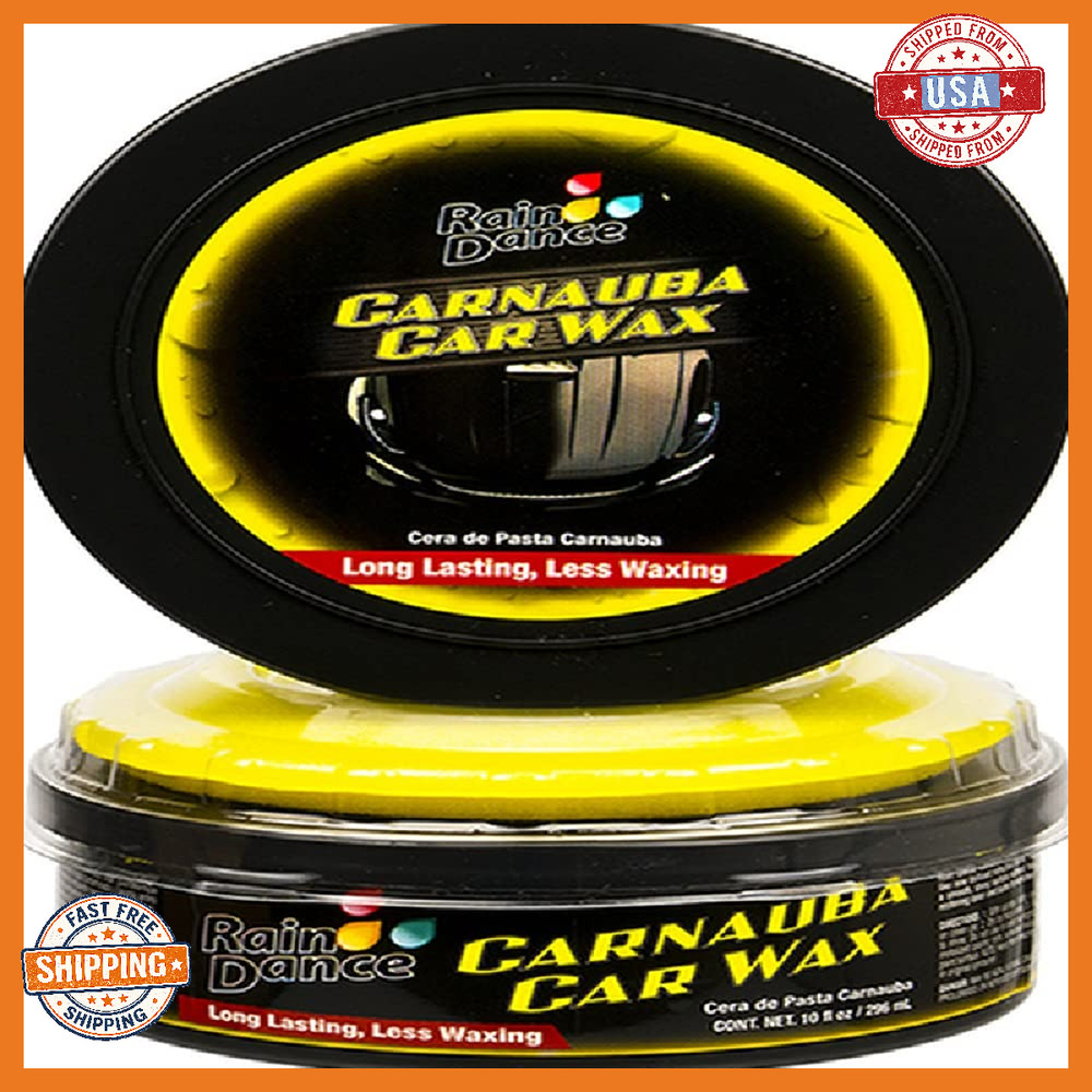Raindance Premium Paste Wax 11oz Car Auto Protection Shine Smooth Finish
