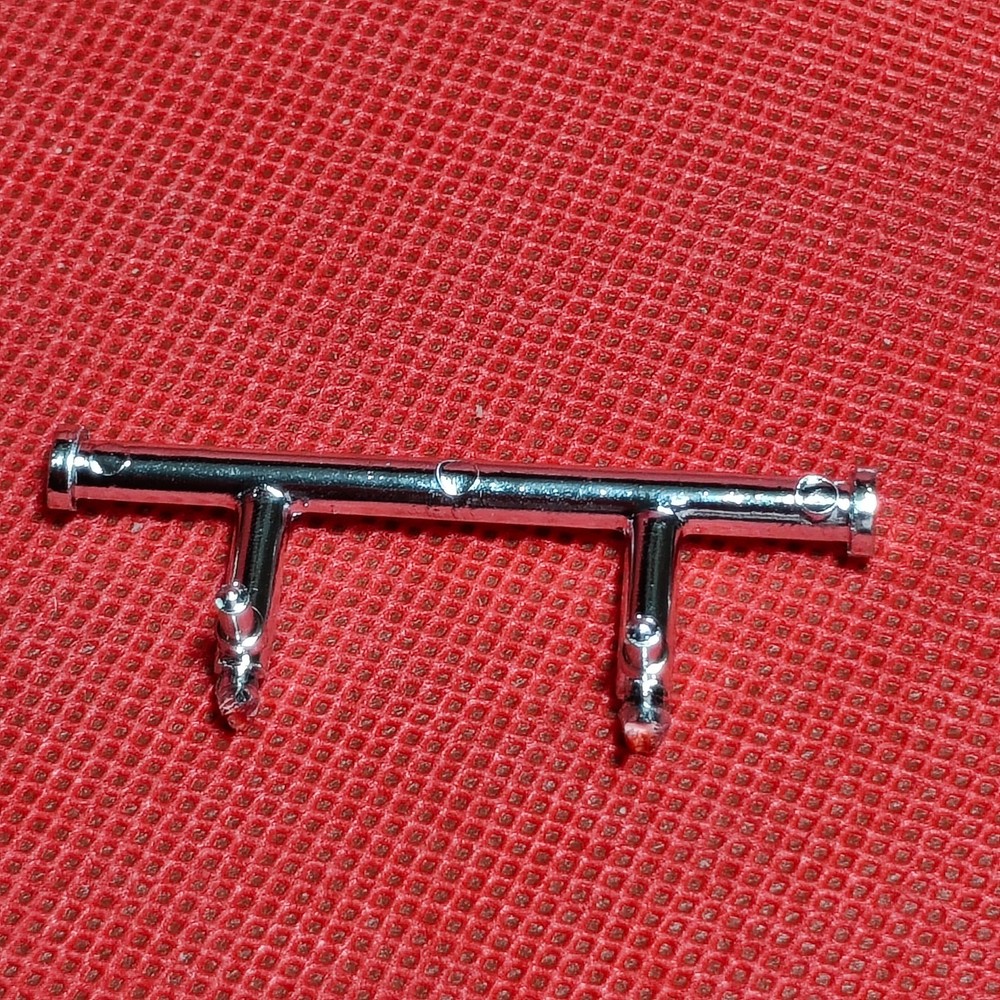 Chrome Rear Push Bumper 1933 Willys Gasser Van 1:25 Scale Model Car Part MPC