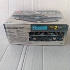 Vintage AMT ERT 1967 Chevrolet Chevelle SS396 1/25 Model Kit 6052 New Open Box