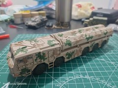 1/72 China PLA CJ-100 Supersonic Cruise Missile Desert Camouflage Resin Model.