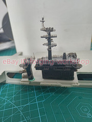 NEW 1 /700 island structure of the U.S. Nimitz-class aircraft carrier Unpainted