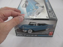 Vintage 2009 AMT 1/25 Scale 1957 Chevy Bel Air Model Car Kit #AMT-638 NOS