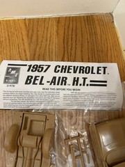 AMT 1957 Chevy Bel Air Model Car Parts -not Complete