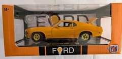 1970 Ford Mustang R109 Chase /750 1/24 Scale M2 Machines. Error, Wrong Plate.