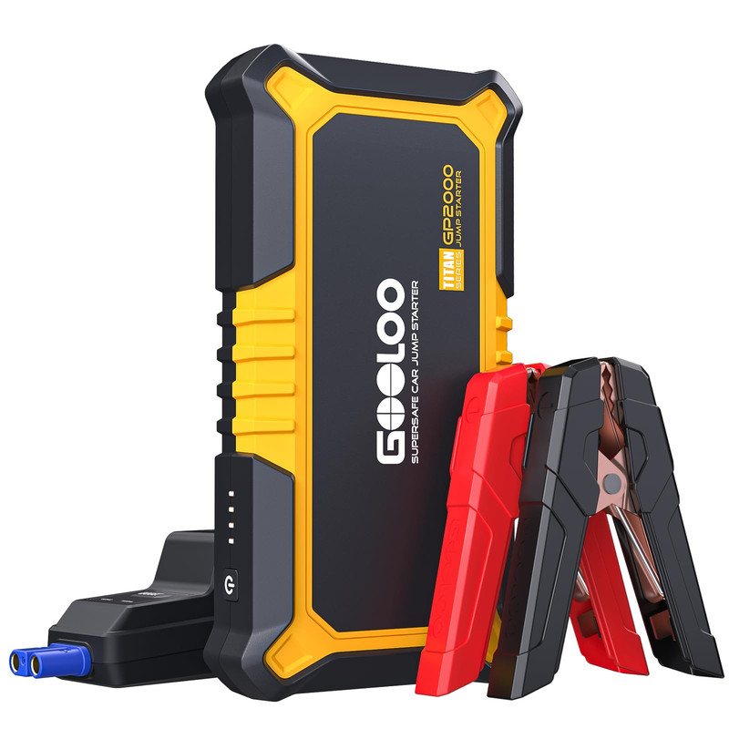 Gooloo Gp2000 Jump Starter 2000A Car Starter Battery Pack Up To 8.0L Gas 6.0L