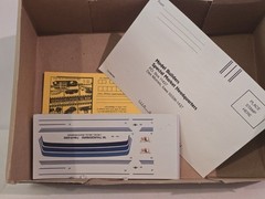 Revel 1990 Thunderbird SC Coupe Complete Model Kit Open Box