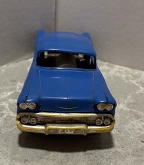 Vintage 1958 PMC Impala City Police Promo Friction Car with Siren, READ