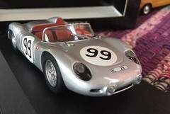 1/43 MINICHAMPS PORSCHE 718 RS 60, winner Water, silver, 1973, mint ++!