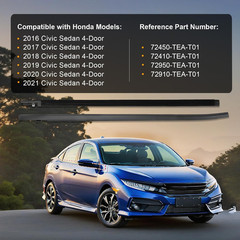 Car Window Weather Stripping Trim for Honda Civic – Durable & Flexible