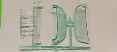 1957 Chevy Bel Air 1/25 Custom Part Buick Grille Blue Glass Windshield Tail lamp