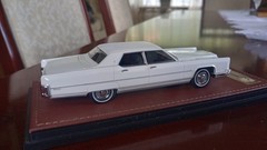VERY RARE 1/43 GLM Stamp 1973 Lincoln Continental Town Car White w/Vinyl Top