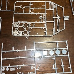 Vintage Plastic Model Chrome Parts And Pieces (Lot Jy487)