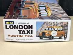 OPEN BOX IMAI 1:24 Model Kit Basic Car Series #9 LONDON TAXI AUSTIN FX-4 RARE!