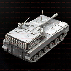 3d Printed 1/100 Chinese Plz-07 Self-propelled Howitzer Unpainted Kit