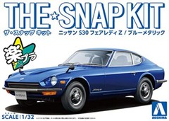 Aoshima 1/32 The Snap Kit Series Nissan S30 Fairlady Z Blue Metallic Kit 13-E