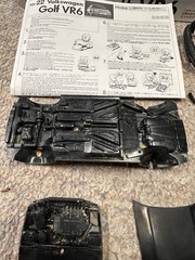 Fujimi Volkswagen Golf VR6 1/24 Model Kit #120935 (STARTED / READ)