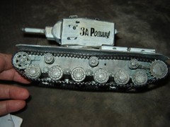 Built 3A Poanny Tank 6-3/4 inches long Well Built & Painted Excellent Cond Nice