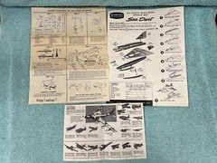 Vintage 1950-1960’s Miscellaneous Model Kit Instruction Assembly Kit Pamphlets