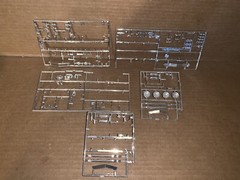 Vintage Junkyard Lot Of Plastic Model Car Chrome Grids (Lot Jy353)