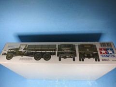 TAMIYA-U.S. 2 1/2 Ton 6X6 Cargo Truck 1:35th Scale Plastic Model Kit-SEALED
